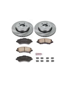 Power Stop KOE1631 Front Z16 Autospecialty Daily Driver OE Brake Kit for 08-12 Jeep Liberty KK