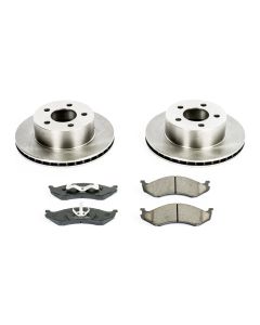 Power Stop KOE2121 Front & Rear Z16 Autospecialty Daily Driver OE Brake Kit for 93-98 Jeep Grand Cherokee ZJ