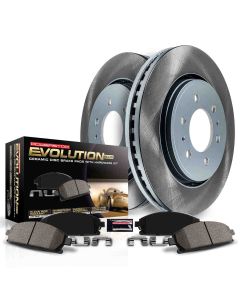 PowerStop SC137 Front Z17 Semi-Coated Rotor Brake Kit for 05-23 Toyota Tacoma