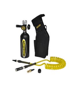 PowerTank PS01-3140-MBK Workman Powershot Sidearm CO2 Tank System - Package A 