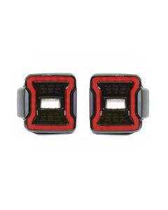 Quake LED QTE558 Blackout LED Replacement Tail Lights for 18-20 Jeep Wrangler JL