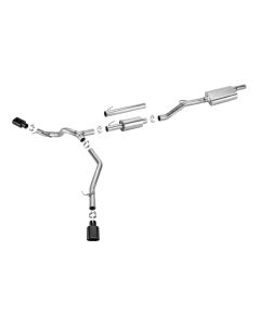 Quadratec  Performance 3" Stainless Steel Dual Exhaust System for 20-26 Jeep Gladiator JT with 3.6L
