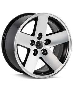 Quadratec  Moab Wheel 17x8 with 5.0in Backspace for 07-26  Jeep Wrangler JL, JK & Gladiator JT