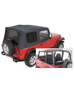 QuadraTop  Gen II Complete Soft Top with Tinted Windows  for 87-95 Jeep Wrangler YJ