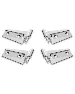 ACCUPART DOOR HINGE KIT 4PC JK CHROME  13009 0601