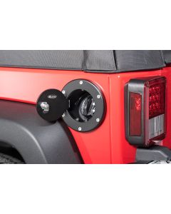 Quadratec  Billet Aluminum Fuel Door for 07-18 Jeep Wrangler JK