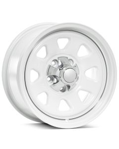 CJ Retro Wheel Alloy 15x8 5x4.5-BP, White