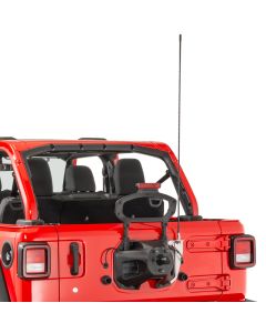 Quadratec  Extreme Duty Stainless CB Radio Antenna Rear Tailgate Mount with 48" Antenna for 18-21 Jeep Wrangler JL