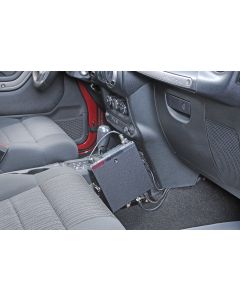 Quadratec JK-CBMU Quick Disconnect CB Radio Mount for 11-18 Jeep Wrangler JK with Full Size CB Radios