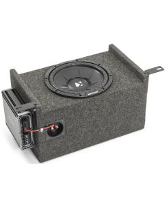 Quadratec JWSUBK10 Custom Rear Subwoofer Kit with 10" Kicker CompS Subwoofer for 87-06 Jeep Wrangler YJ & TJ