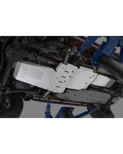 Quadratec  Aluminum Modular Engine & Transmission, Transfer Case and Rear Transfer Case Skid Plates for 07-18 Jeep Wrangler Unlimited JK