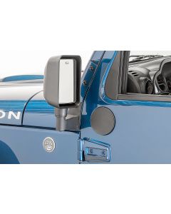 Quadratec  Replacement Mirror Head Kit with Mirror Relocation Bracket for 07-18 Jeep Wrangler JK