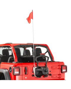 Quadratec  Trail Flag with Mount Kit for 18-21 Jeep Wrangler JL