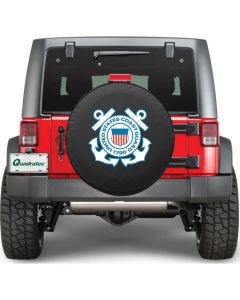 HBS TIRE COVER COAST GUARD 37x12.5 BLK
