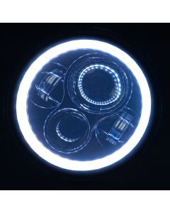 Quake LED QTE960 Halo 9" LED Headlights with DRL for 18-20 Jeep Wrangler JL & Gladiator JT