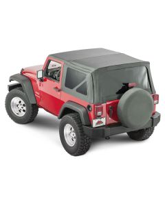 Crown Automotive RT11135T Replacement Soft Top with Tinted Windows for 13-18 Jeep Wrangler JK 