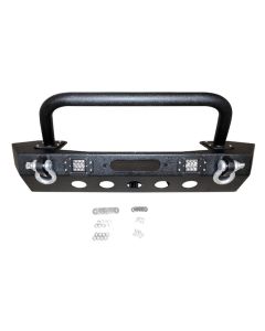 Crown Automotive RT20044 Heavy Duty Mid-Width Winch Bumper  for 18-21 Jeep Wrangler JL & Gladiator JT