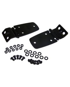 Crown Automotive RT26045 Hood Hinge Set in Black for 97-06 Jeep Wrangler TJ