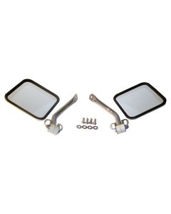 Crown Automotive RT30011 Stainless Steel Soft Door Mirror Set for 97-06 Jeep Wrangler TJ
