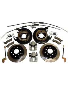 Crown Automotive RT31043 Rear Disc Brake Conversion Kit for 97-06 Jeep Wrangler TJ & 93-98 Grand Cherokee ZJ with Dana 35 Rear Axle &  without ABS Brakes