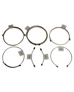 Crown Automotive  Full Brake Line Set  for 97-06 Jeep Wrangler TJ with Drum Brakes