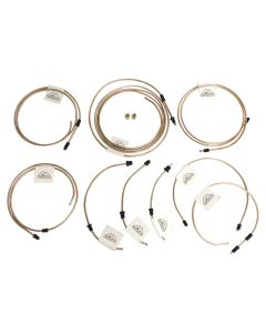 Crown Automotive RT31053 Full Brake Line Set  for 97-01 Jeep Cherokee XJ with Chrysler 8.25 Axle