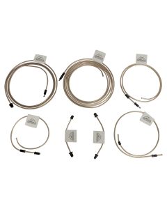 Crown Automotive RT31056 Full Brake Line Set  for 97-06 Jeep Wrangler TJ with Disc Brakes