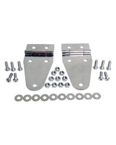 Crown Automotive RT34012 Stainless Steel Hood Hinge Set for 55-95 Jeep CJ & Wrangler YJ
