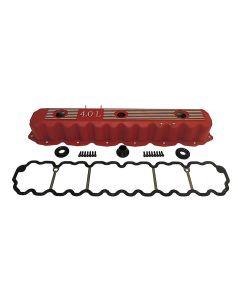 Crown Automotive RT35002 Aluminum Valve Cover Kit in Red for 93-04 Jeep Wrangler YJ & TJ, Cherokee XJ & ZJ with 4.0L