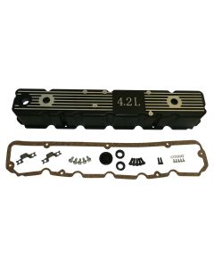 Crown Automotive  Aluminum Valve Cover Kit for 81-86 Jeep CJ Series with 4.2L 6 Cylinder Engine