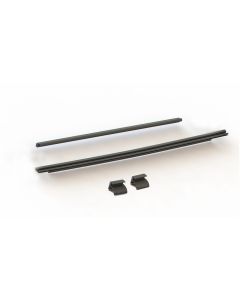 Rampage Products 87135 Tailgate Tonneau Bar Kit with Retainer Clips for 07-18 Jeep Wrangler JK
