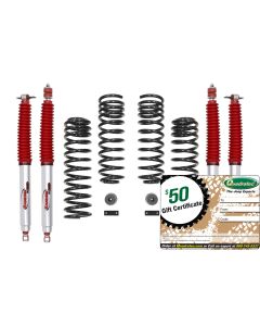 Rancho RS66119BR9 2" Sport Suspension System with RS9000 Shocks  with Free Gift Card for 07-18 Jeep Wrangler Unlimited JK