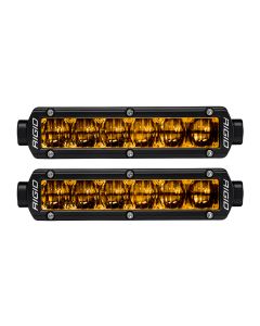 RIG SR-SER 6IN SAE/DOT YELLOW FOG PAIR