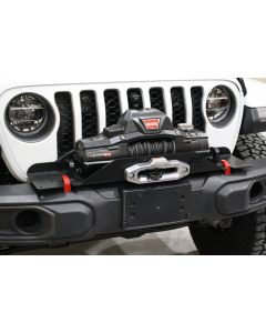 Rock Hard 4X4 RH-90205 Winch Mounting Plate for 18-21 Jeep Wrangler JL & Gladiator JT with Factory Plastic Bumper