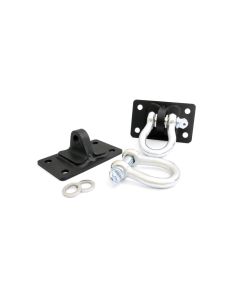 Rough Country 1046 D-Ring & Mount Kit for 07-18 Jeep Wrangler JK with Rough Country Hybrid Stubby Front Winch Bumper