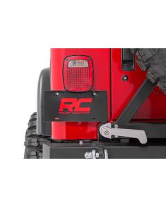 Rough Country 10510 License Plate Adapter for 97-06 Jeep Wrangler TJ
