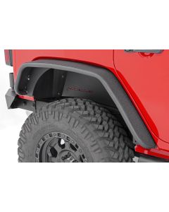 Rough Country 10532 Rear Tubular Fender Flares for 07-18 Jeep Wrangler JK