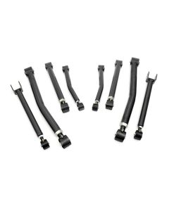 Rough Country 11300 Front & Rear Upper & Lower Adjustable Control Arm Kit for 07-18 Jeep Wrangler JK