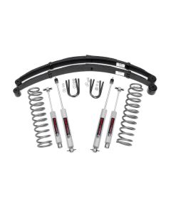 Rough Country  3in Leaf Spring Lift Kit for 84-01 Jeep Cherokee XJ
