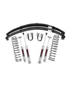 Rough Country  3in Leaf Spring Lift Kit for 84-01 Jeep Cherokee XJ
