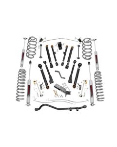 Rough Country 66130 4in X-Series Suspension Lift Kit for 97-06 Jeep Wrangler TJ