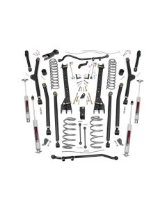 Rough Country 66330 4in Long Arm Suspension Lift Kit for 97-06 Jeep Wrangler TJ