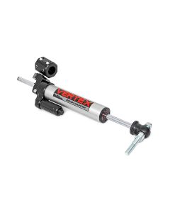 Rough Country 680900 Vertex Pass-Through Steering Stabilizer for 07-18 Jeep Wrangler JK