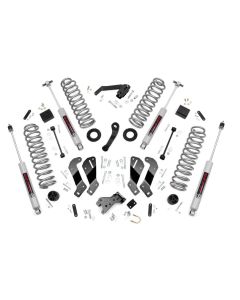 Rough Country  3.5in Suspension Lift Kit with Control Arm Drop for 07-18 Jeep Wrangler Unlimited JK