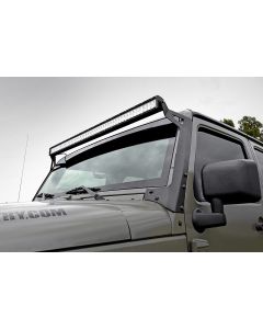 Rough Country  50in LED Light Bar Kit with Windshield Mounts for 07-18 Jeep Wrangler JK