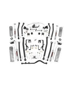 Rough Country  4in Long Arm Suspension Lift Kit for 07-18 Jeep Wrangler Unlimited JK