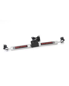 Rough Country 8734930 N3 Dual Steering Stabilizer for 07-18 Jeep Wrangler JK
