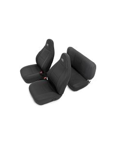 Rough Country 91001 Front & Rear Seat Covers for 03-06 Jeep Wrangler TJ