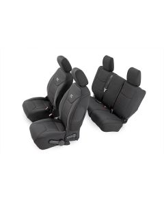 Rough Country 91003 Front & Rear Seat Covers for 11-12 Jeep Wrangler Unlimited JK