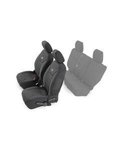 Rough Country 91004F Front Seat Covers for 13-18 Jeep Wrangler Unlimited JK